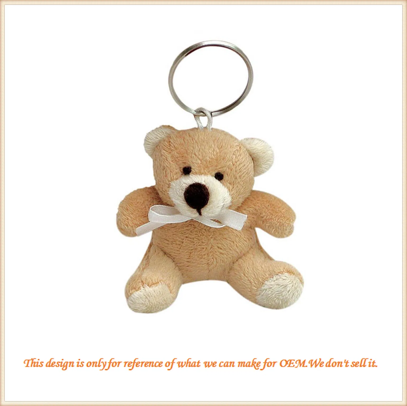 Plush/Stuffed Little Teddy Bear Keychain Soft Key Ring Gifts
