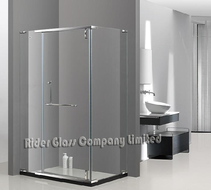 10mm Thick Cut to Size Clear Toughened Shower Room Door Frosted Glass Panels for Sale