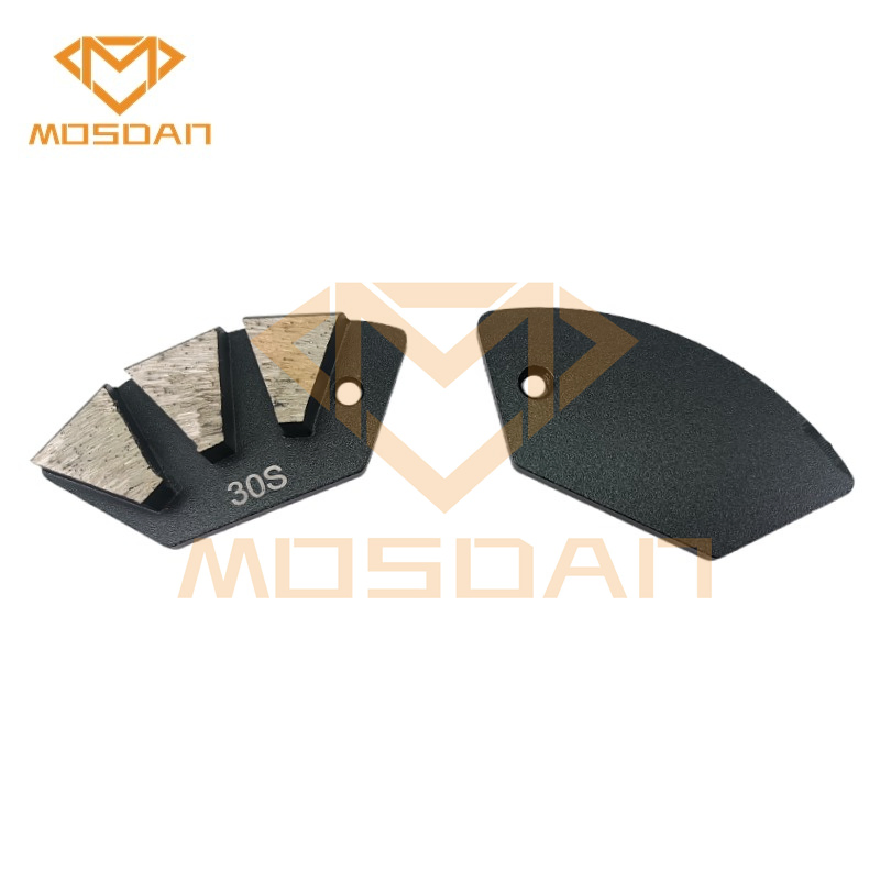 National Grinding 3 Segment Diamond Grinding Disc Plate Tools for Concrete Terrazzo Floor