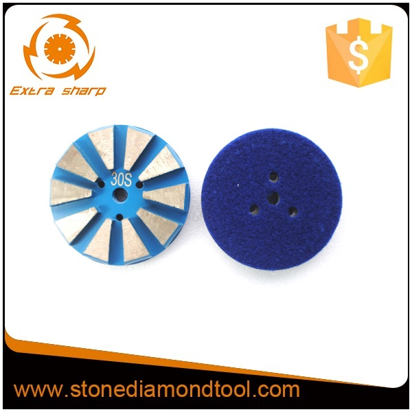 3" Beveled Segments Diamond Concrete Metal Pad