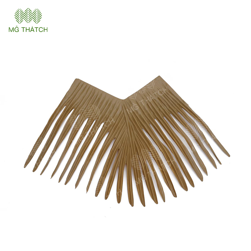 Plastic Artificial Palapa Tiki Thatch Synthetic Chinese Thatch Palms for Roof