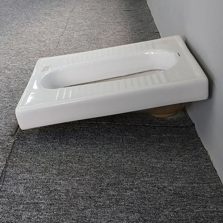 Factory Directly Sale Cheap Price Hot Sale White Squatting Pan Without S-Band