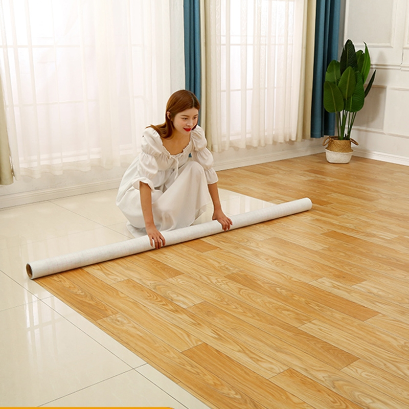 1.0mm 1.20mm Linoleum Wood PVC Sponge Flooring Plastic Carpet PVC Sheets Linoleum Floor Roll