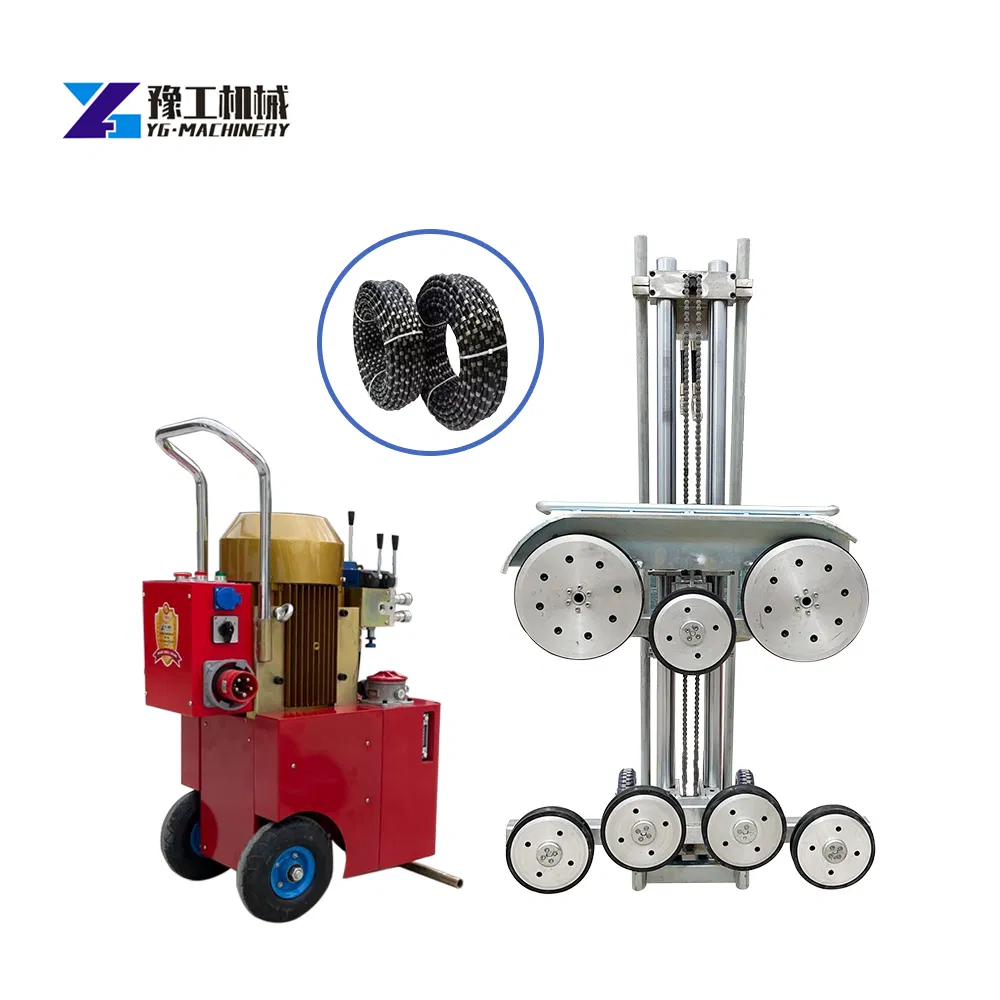 Portable Electric Wire Saw Machine for Stone Quarrying Operation