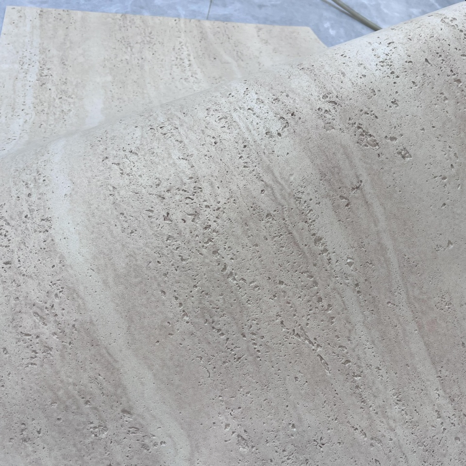 Wall Decorative Artificial Travertine Stones Wholesale Outdoor Indoor Fireproof Foldable Soft Tiles 1200X3000mm