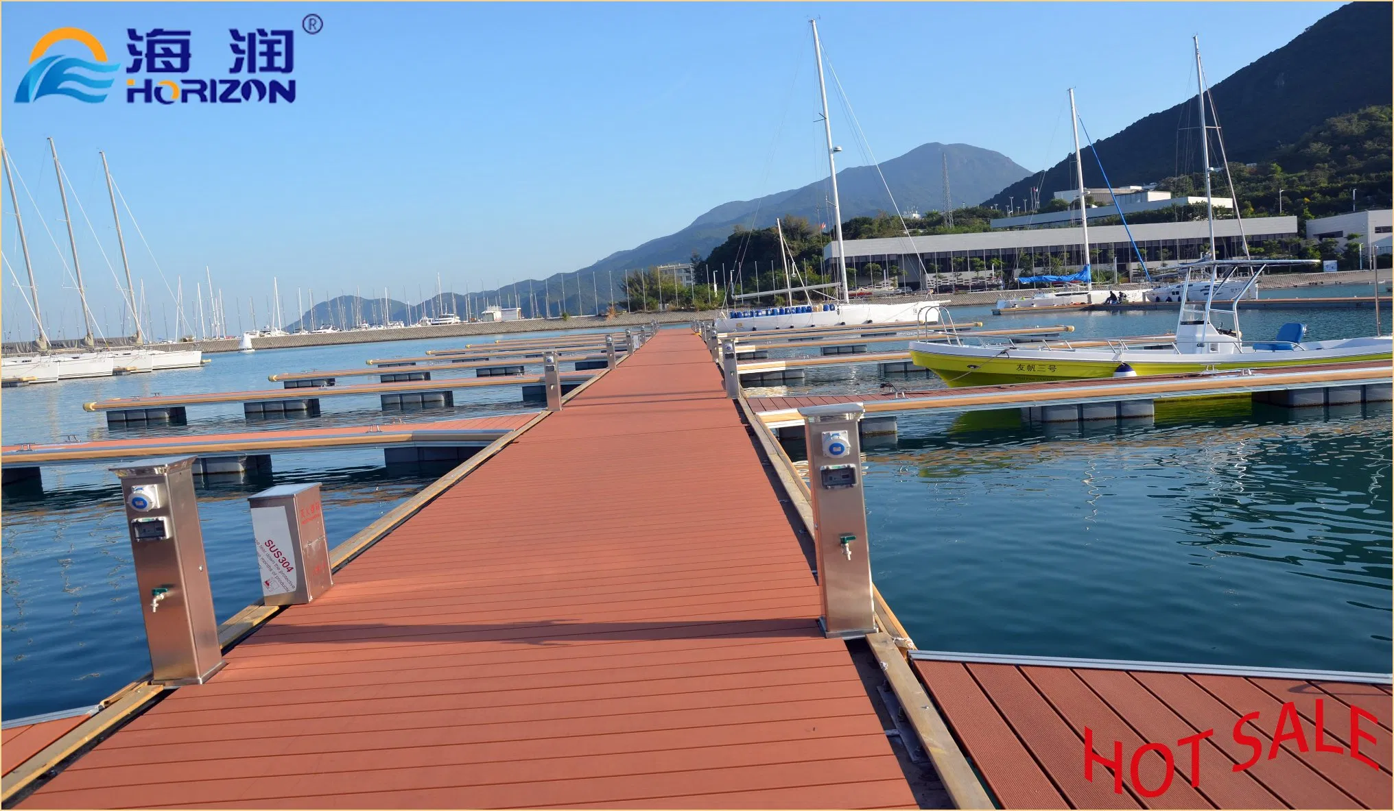Hot Dipped Galvanized Steel Frame Floating Pontoon