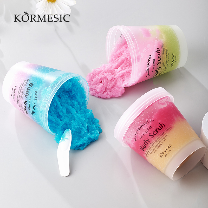 Revitalizing Rose Two-Color Body Scrub for Radiant Skin