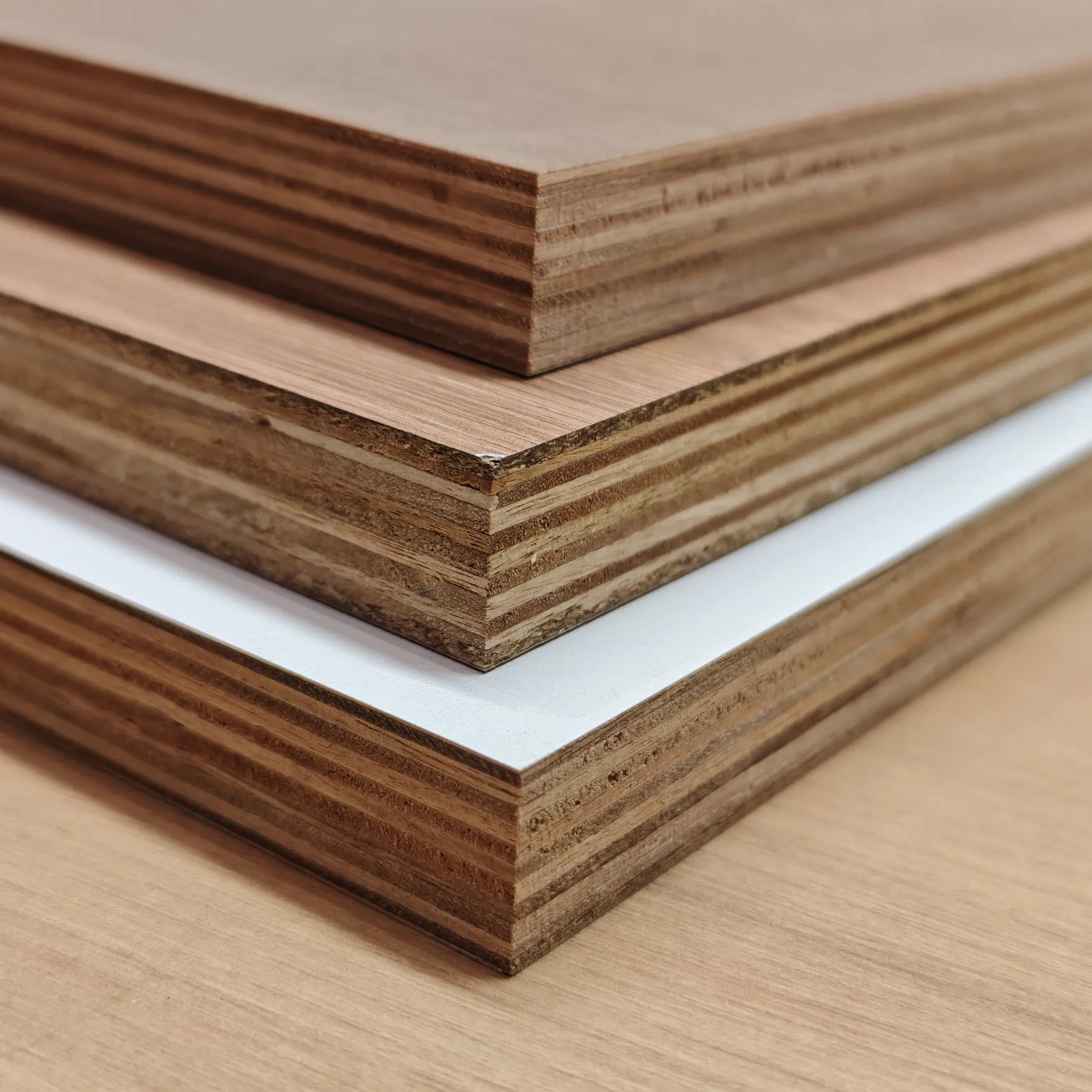 Synchronized Melamine Laminated Decorative Board for Wardrobe and Interior Furniture Melamine Faced Plywood