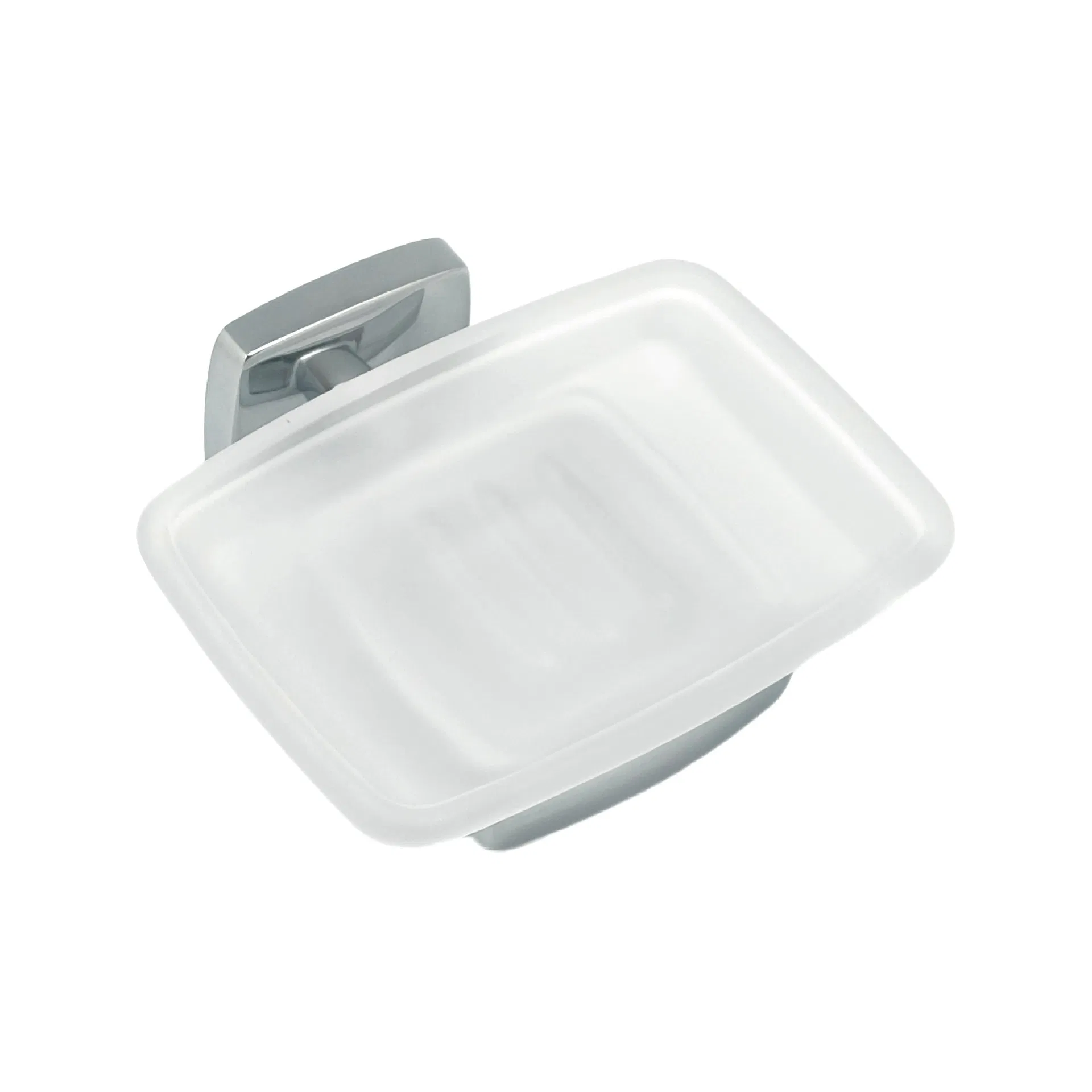 Настенная мыльница из цинкового сплава и стекла