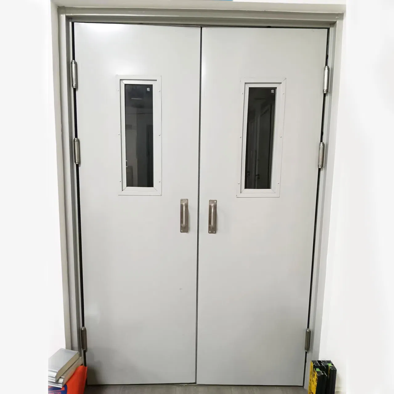 Double-Swing Steel Fire Door - Ultimate Safety and Durability