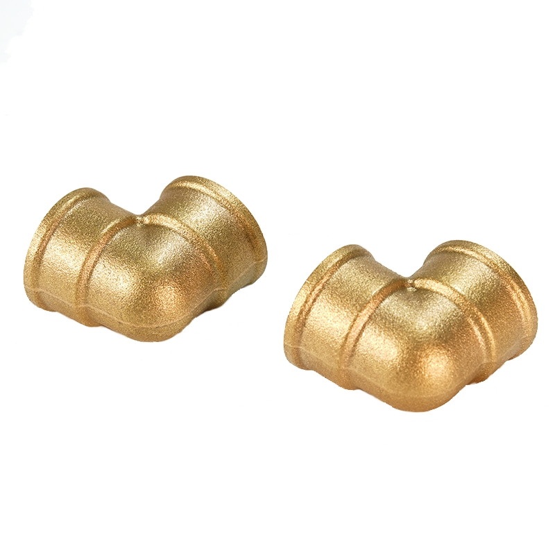 High Quality Lead Free Brass 1" Female Straight Elbow Gas Water Pipe Pex Fitting Brass Screw Fitting