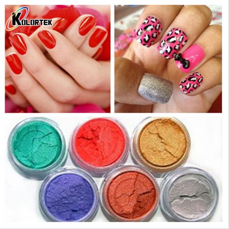 Watercolors Nail Enamel Pearl Pigments