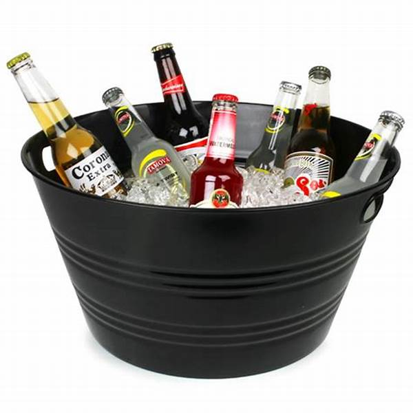 8L 10L 12L Capacity Promotion Plastic Metal Beer Ice Bucket with Handle for Foursquare Detroit Glen Deveron