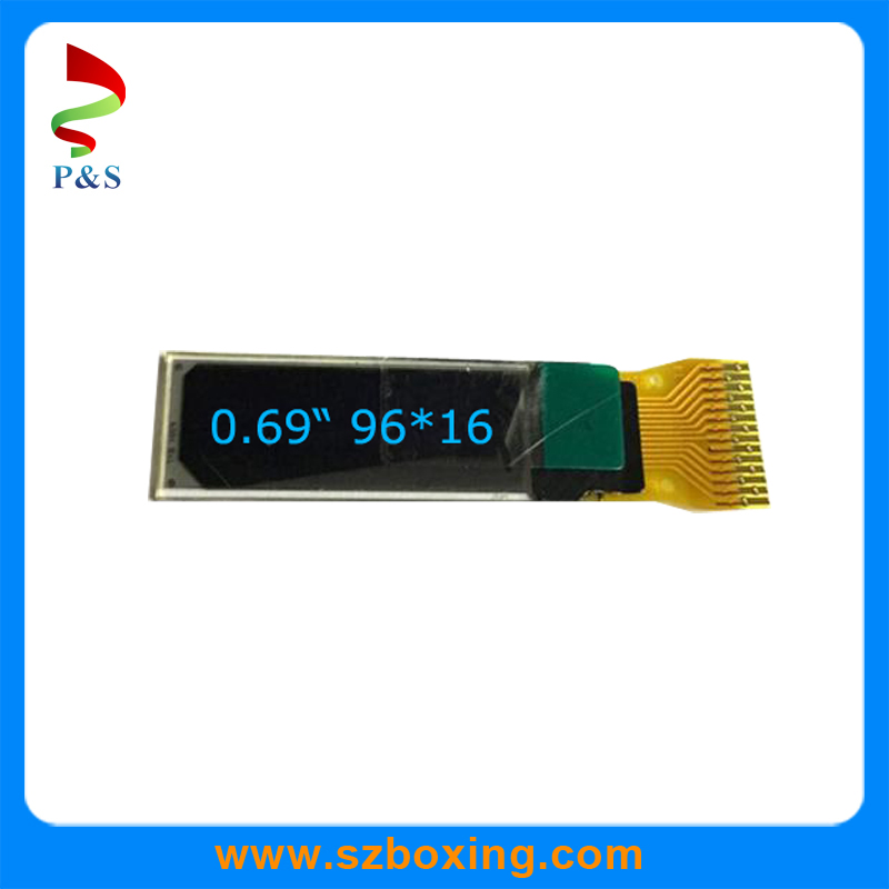 OLED дисплей 0.69 дюйма, белый, 96x16