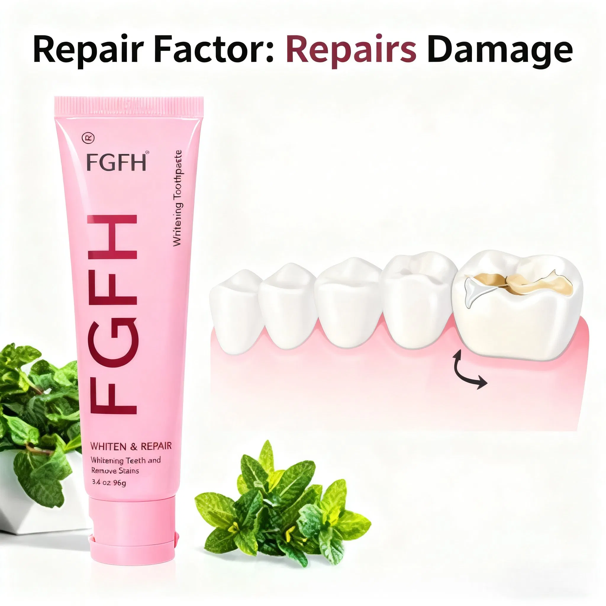 Whitening Toothpaste for High Quality Toothpaste with Brightens Teeth and Protects Gums