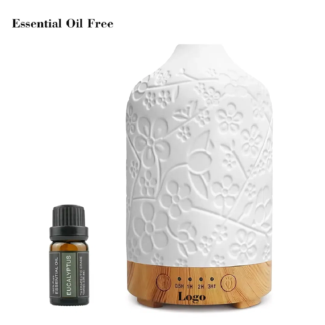100 Ml Essential Oil Customized Ceramic Bottle Jars Custom Oil Ceramic Diffuser
