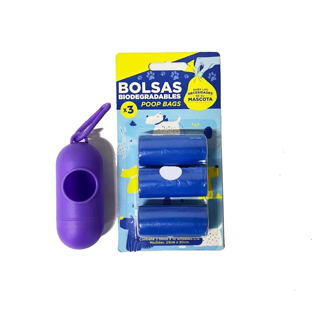Factory Price Customized PE Biodegradable Portable Dispenser Pet Waste Dog Poop Bag