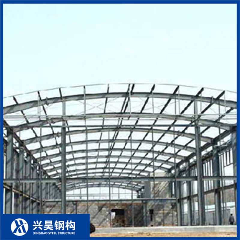 Q235 Customized Prefabricated Prefab House Steel Structure Warehouse for Agricultural Farming/Grain Storage/Workshop/Parking Cars Made Sandwich Panel