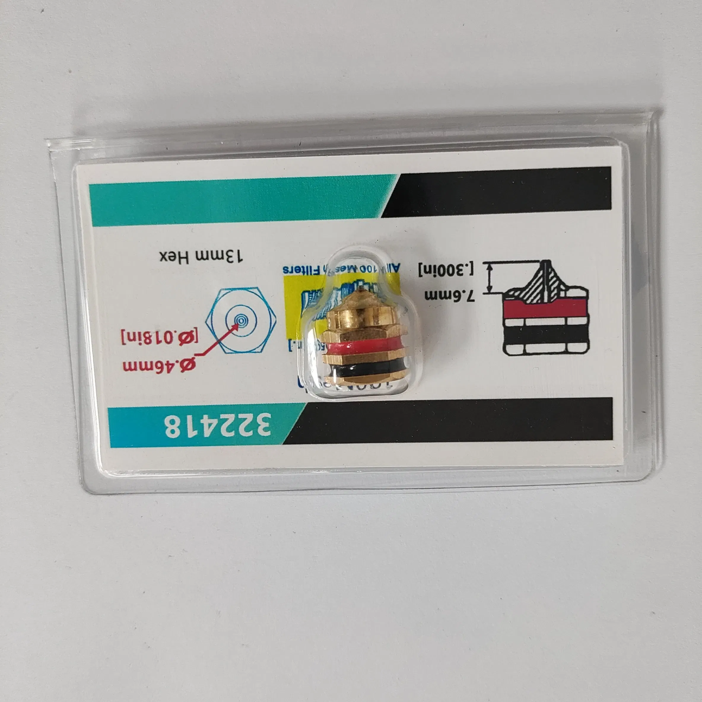 Copper Glue Nozzle for Beverage Cardboard Packaging 322410-322432