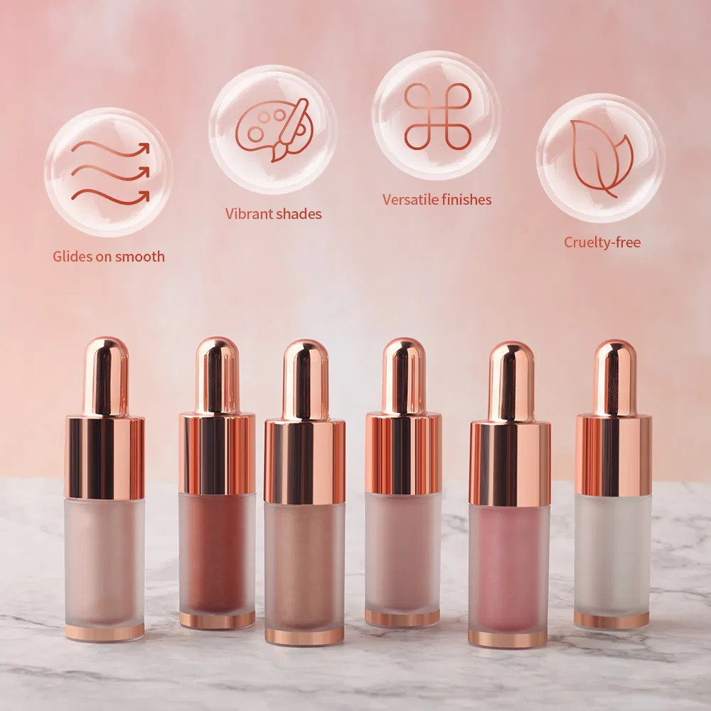 Long Lasting Makeup High Shine Shimmer Illuminator Bronzing Liquid Highlighter Eyeshadow