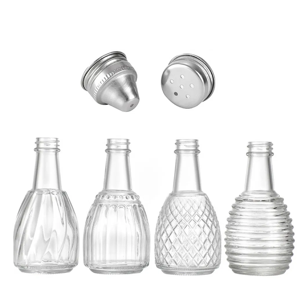 Wholesale Kitchen Storage Container Glass Spice Seasoning Bottle Olive Oil Bottle