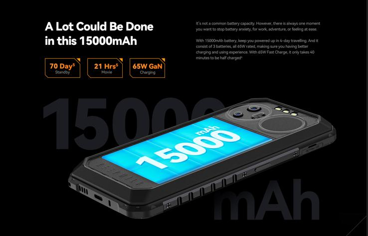 Защищенный смартфон Sunboo B2 Ultra-7 с NFC и батареей 15000 мАч