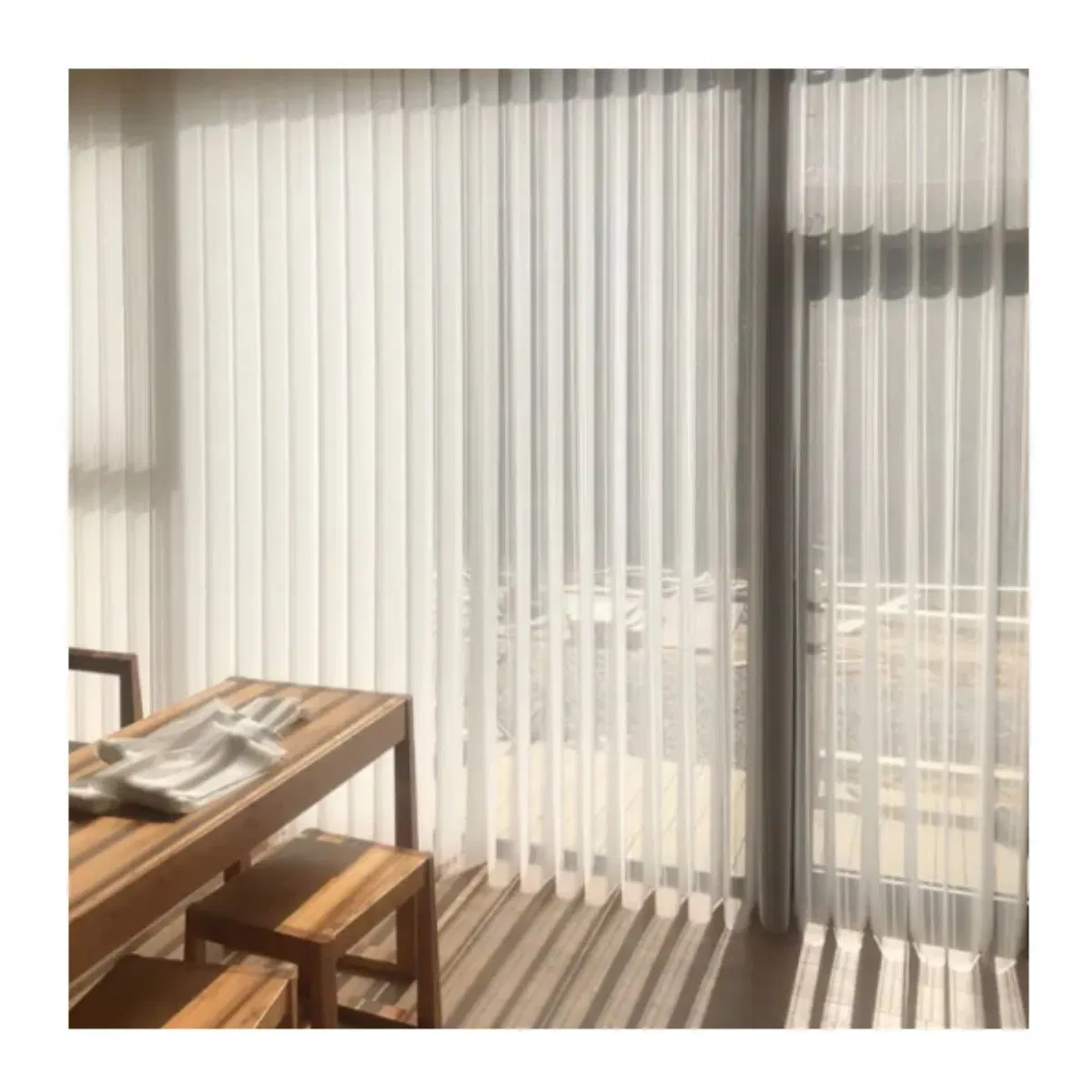 Vertical Motorized Blinds Patio Shade Dream Curtain Blind for Sliding Door