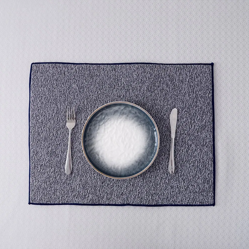 Kitchen Use Super Absorbent Polyester Black Dish Drying Mat