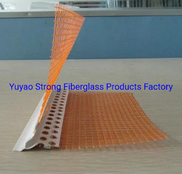PVC Corner Profile with Fiberglass Mesh Used for Wall Corner Material