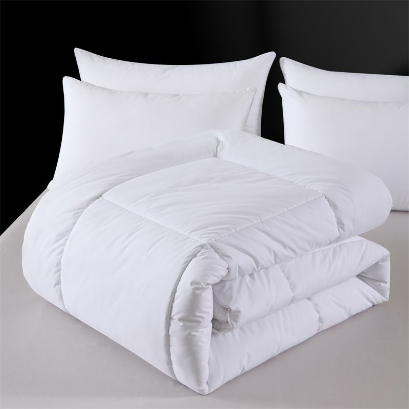 Hotel Collection All Season Luxury Down Alternative Comforter, Natural Duvets Inserts, 100% Cotton Cover