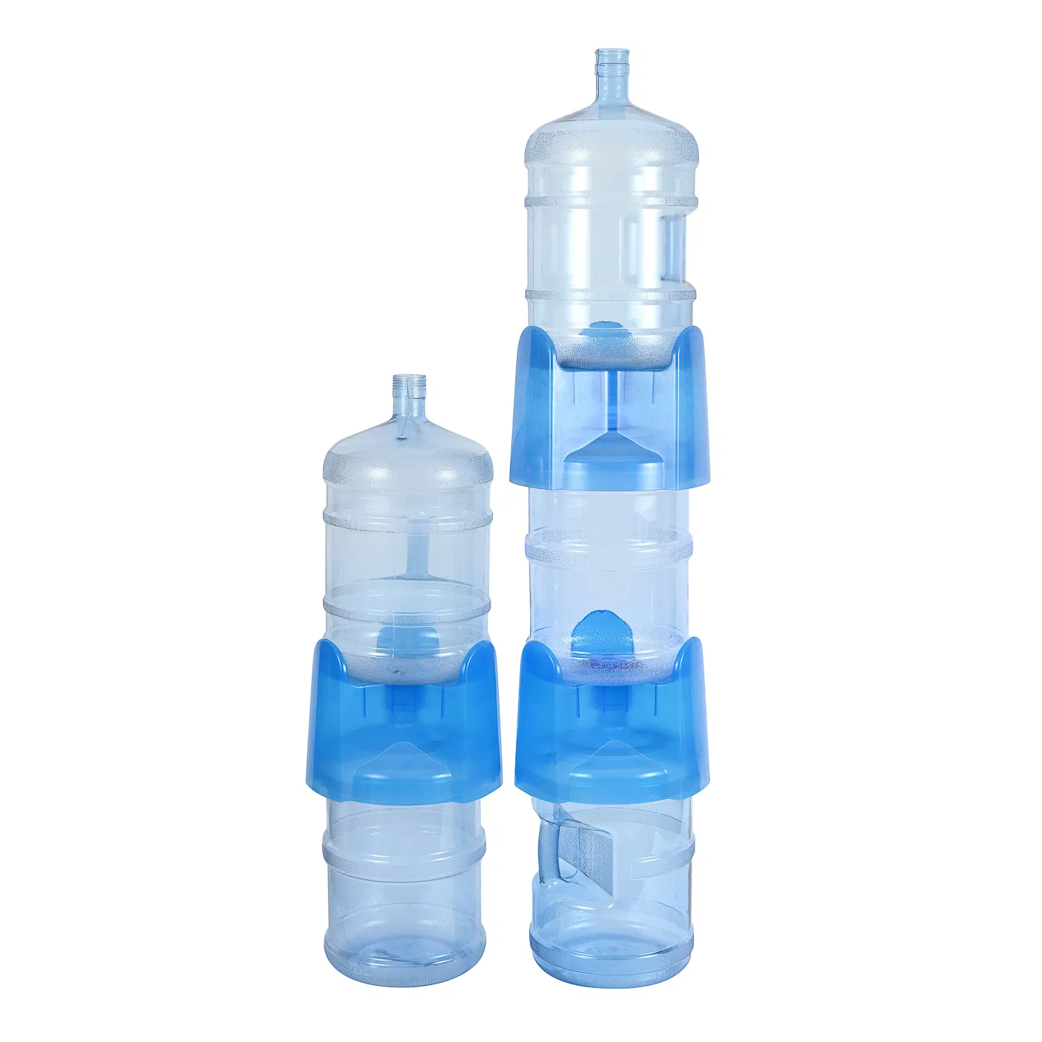 Plastic Water Bottle Shelf Rack Cradle Holder Bottle Space Saver Stand (HBC-S)