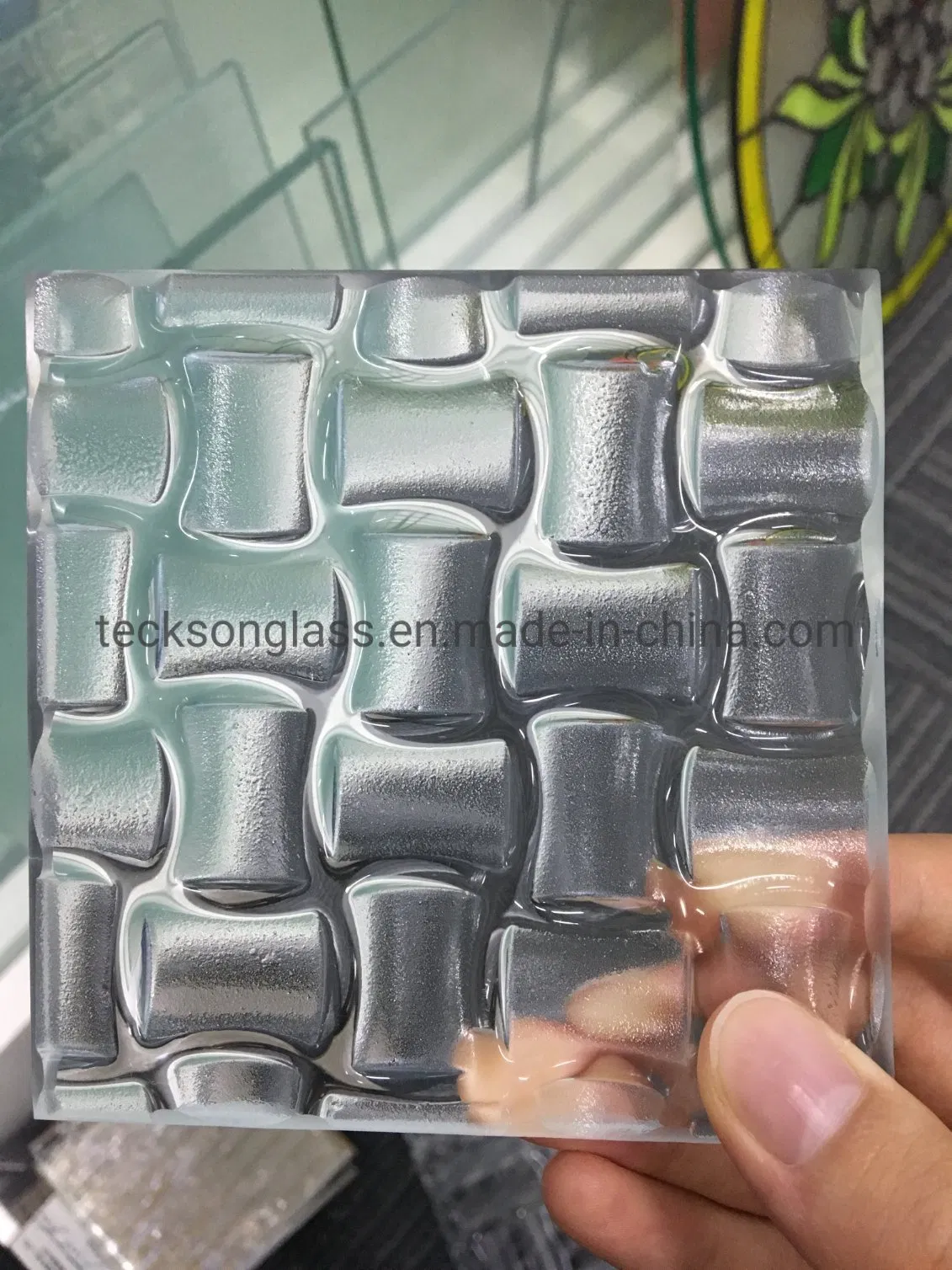 Decorative Clear Temperable Hot Melt Glass/Ssgging Glass