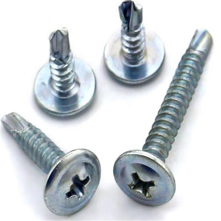 Stainless Cross Recessed Wafer Head Sheet Metal Drywall Screw Self Drilling 4.2 mm for Metal