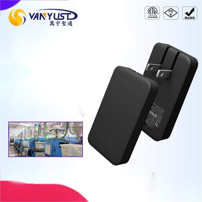 15W 18W Dual USB Output Ports Fast Charging Foldable Wall Charger ETL PSE Level VI RoHS Certified 5V 3.1A for Smartphones Tablets Mobile Devices