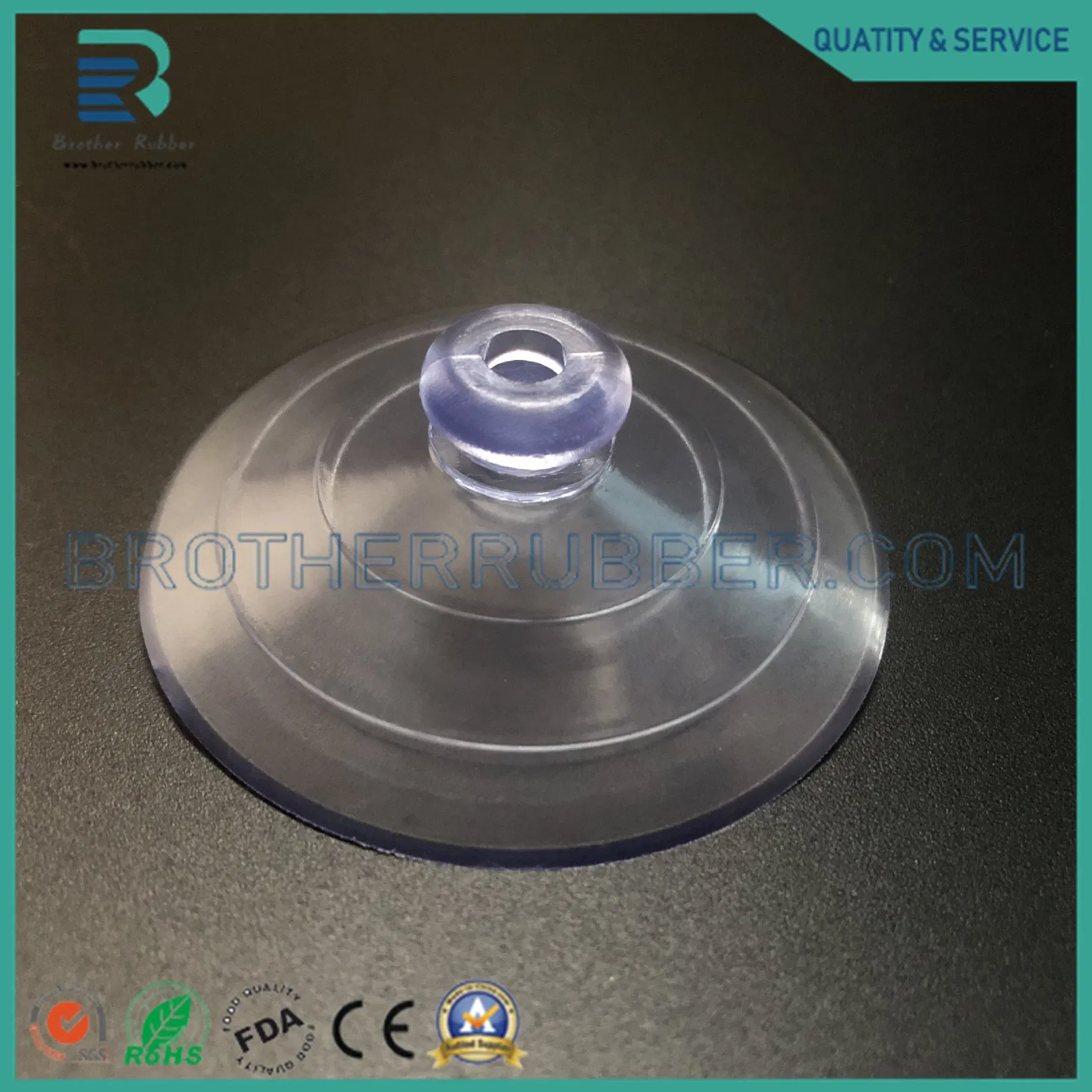 40mm 45mm Plastic Mushroom Head Suction Cup Without Hooks