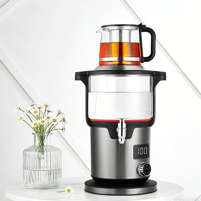 Wholesale Electric Samovar 2000W High Power Digital LED Display Temperature Control Electric Teapot and Kettle Set for Household