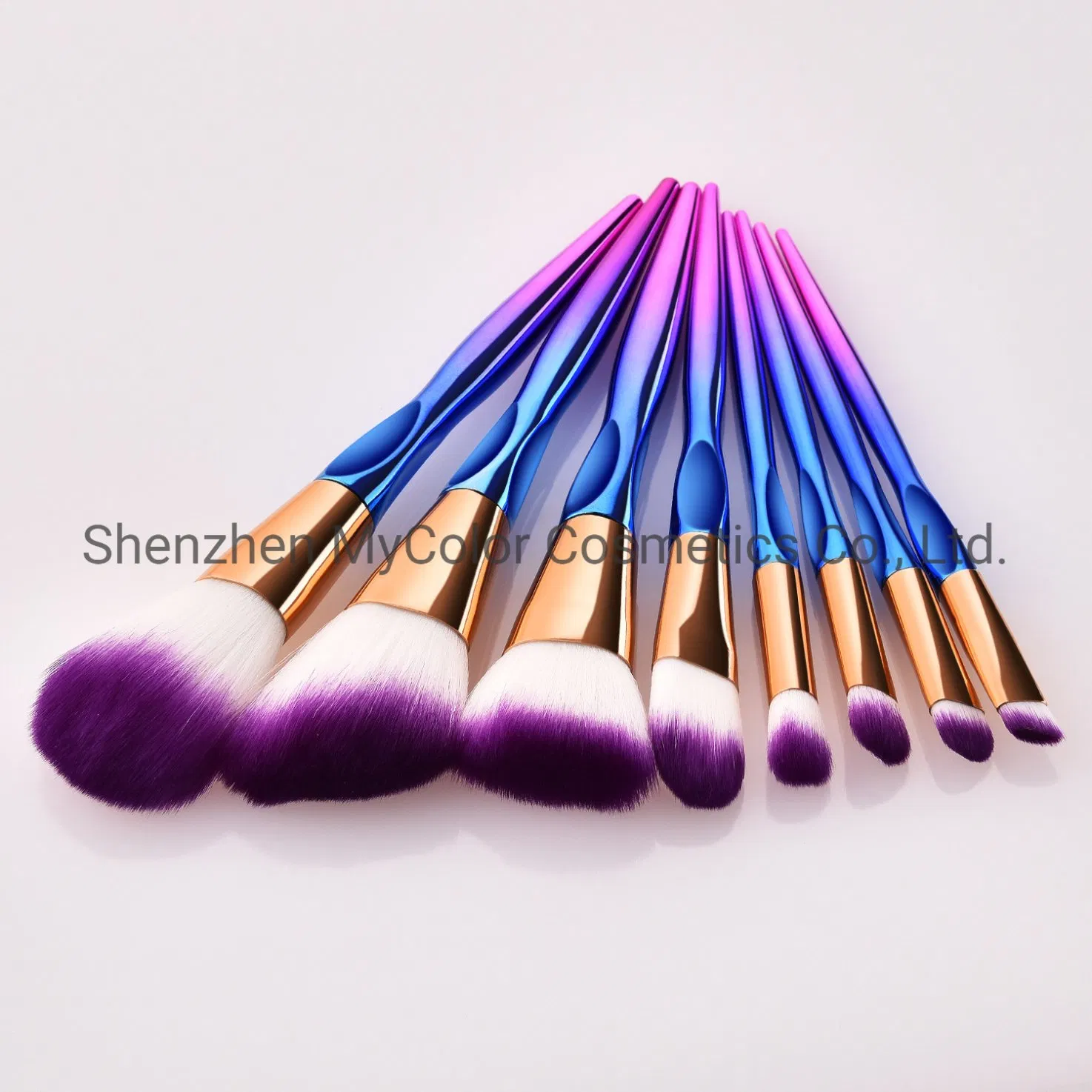 Cosmetic Brush Set Customize Gradient Powder Foundation Blush Eyeshadow Eyeliner Brush