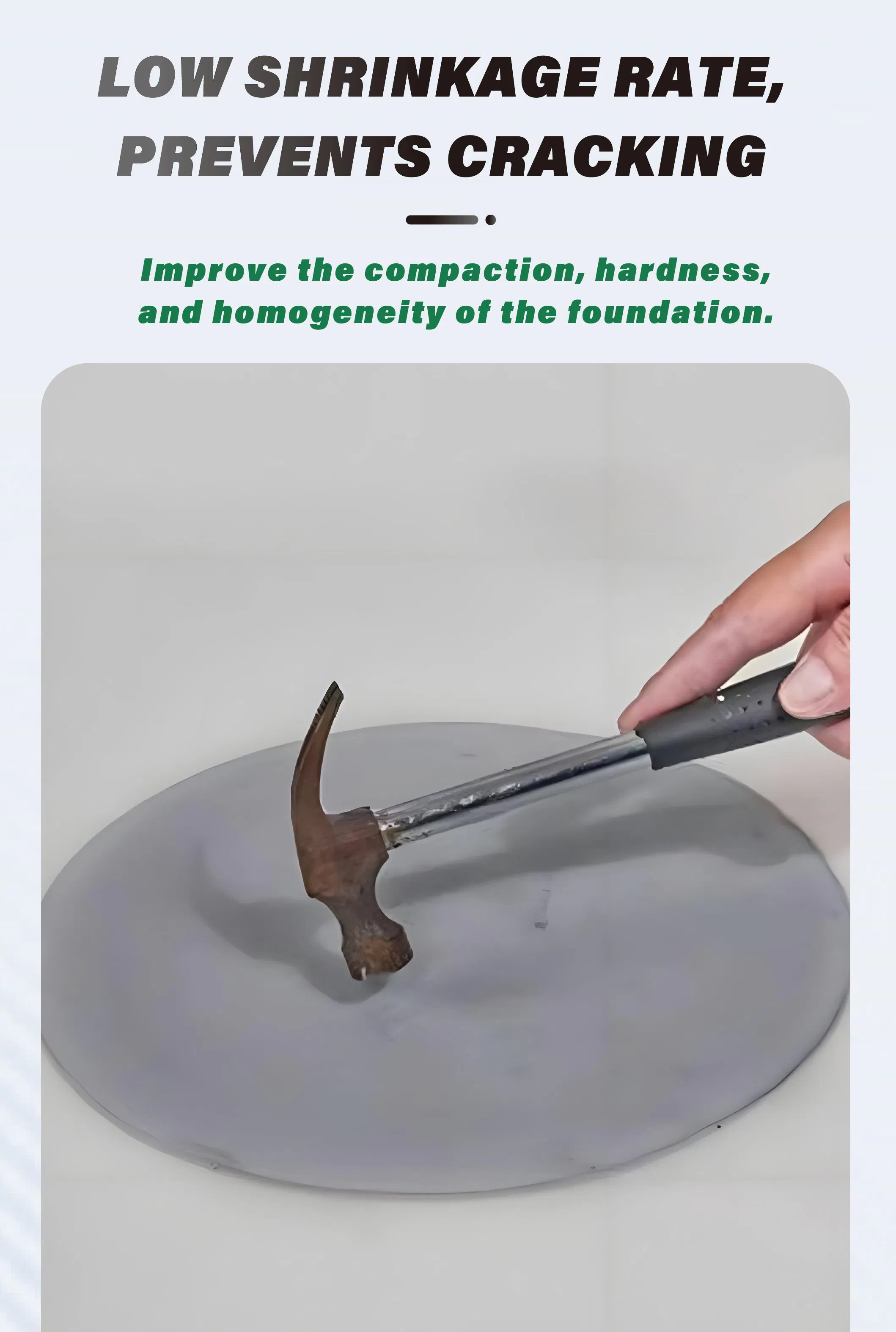 Quick-Firming Self-Flattening Mortar Blend Provide a Soild Foundation