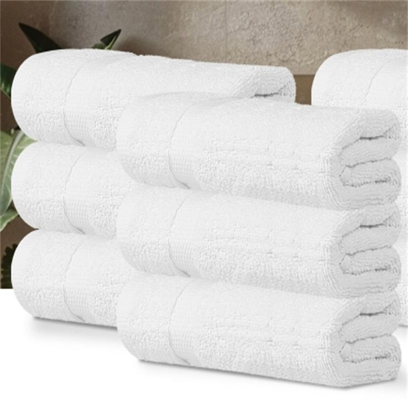 100% Cotton Hand Towel for Bathroom White Towels