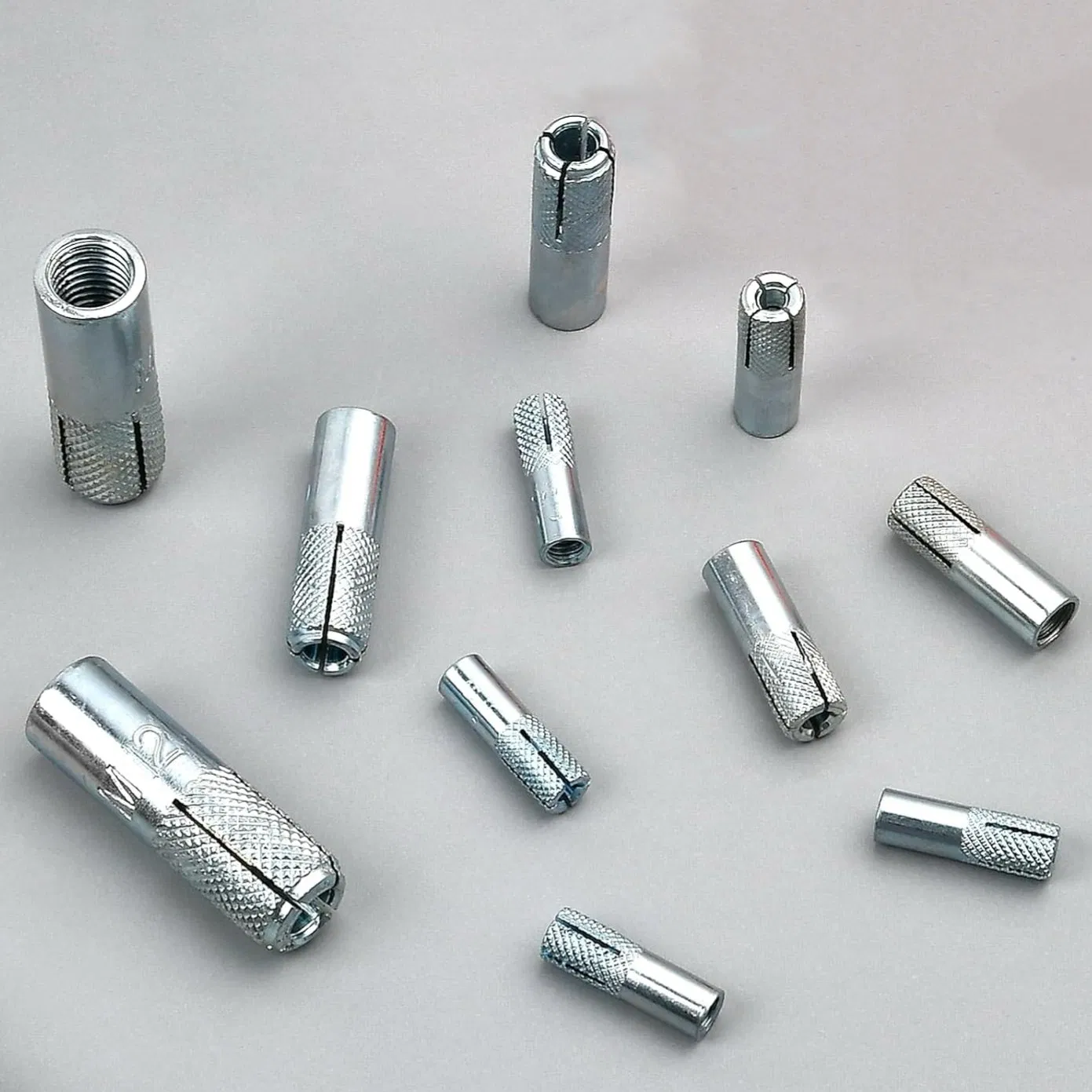 White Zinc Plated Carbon Steel Drop in Anchor Expansion Bolt for Concrete