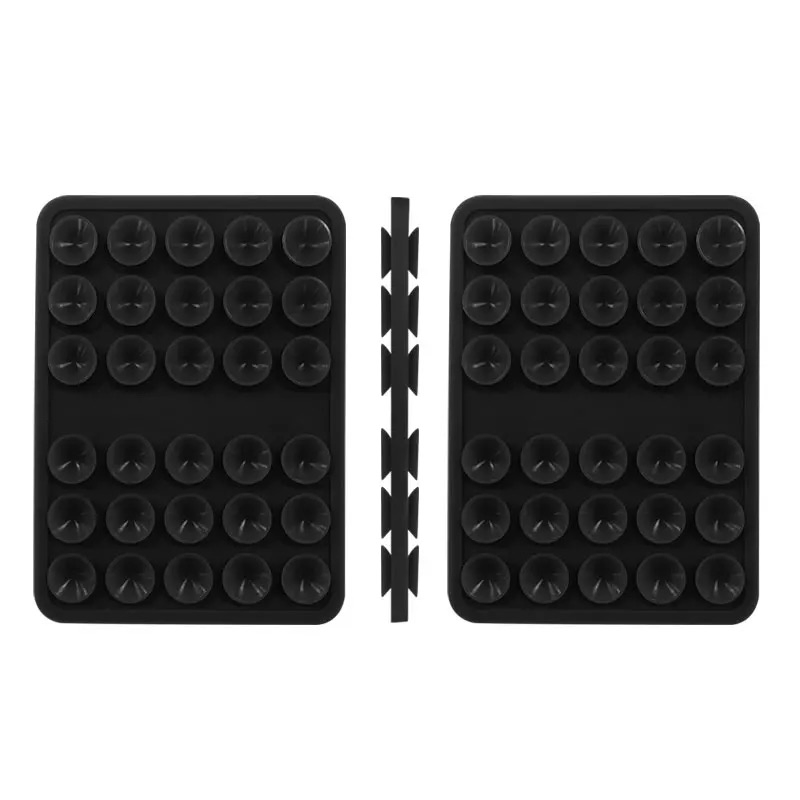 promotional Gift Double Sided Silicone Suction 40 Cups Phone Mount Case for Selfies and Videos