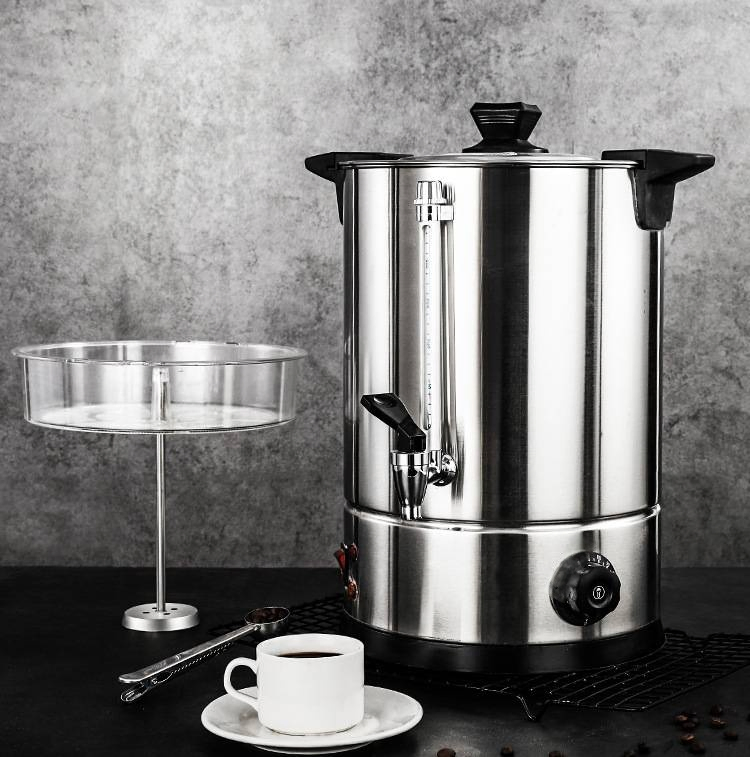 Stainless Steel Boiling Water Bucket Electric Hot Water Boiler Tea Milk Coffee Beans Warmer