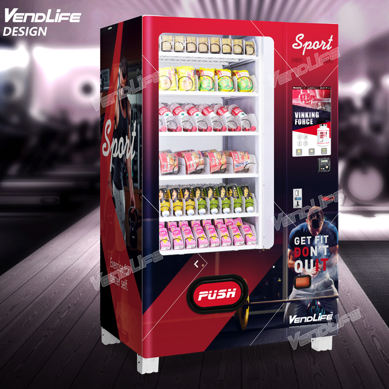 Factory Direct Selling Smart 24 Hours Self Auto Service Bulk Combo Cold Snack and Drink Vending Machine with Touch Screen Commercial Vendor Machine Hotel