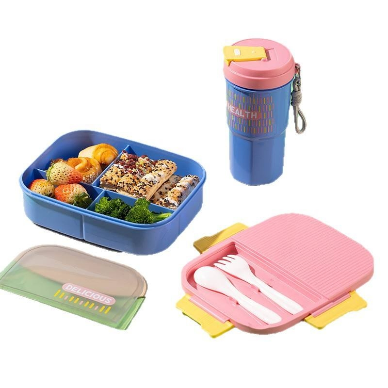 Premium Airtight Bento Lunch Box Set for Meal Prep