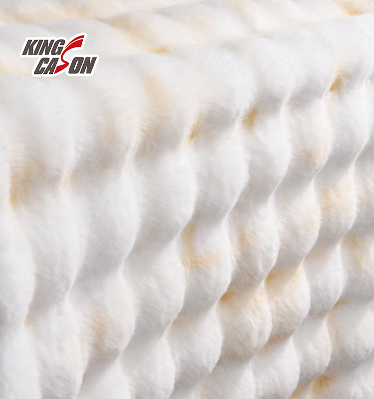Ткань искусственный мех Bubble, теплая, для постельного белья