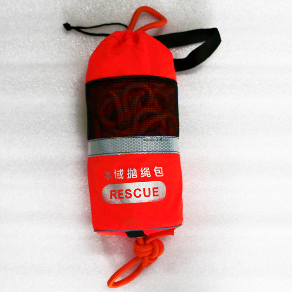 Веревка спасательная морская плавающая с сумкой