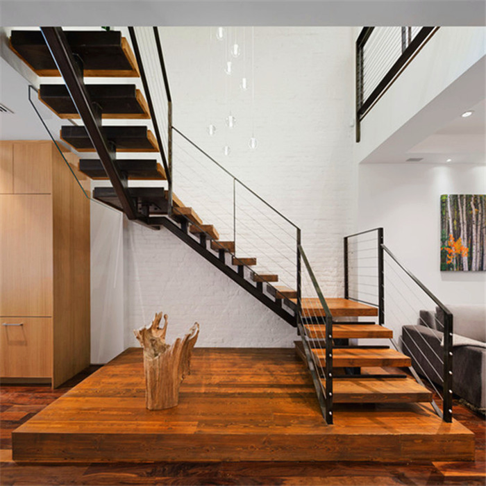 Timber Staircase Modern Low Price Timber Decorative Residence Staircase