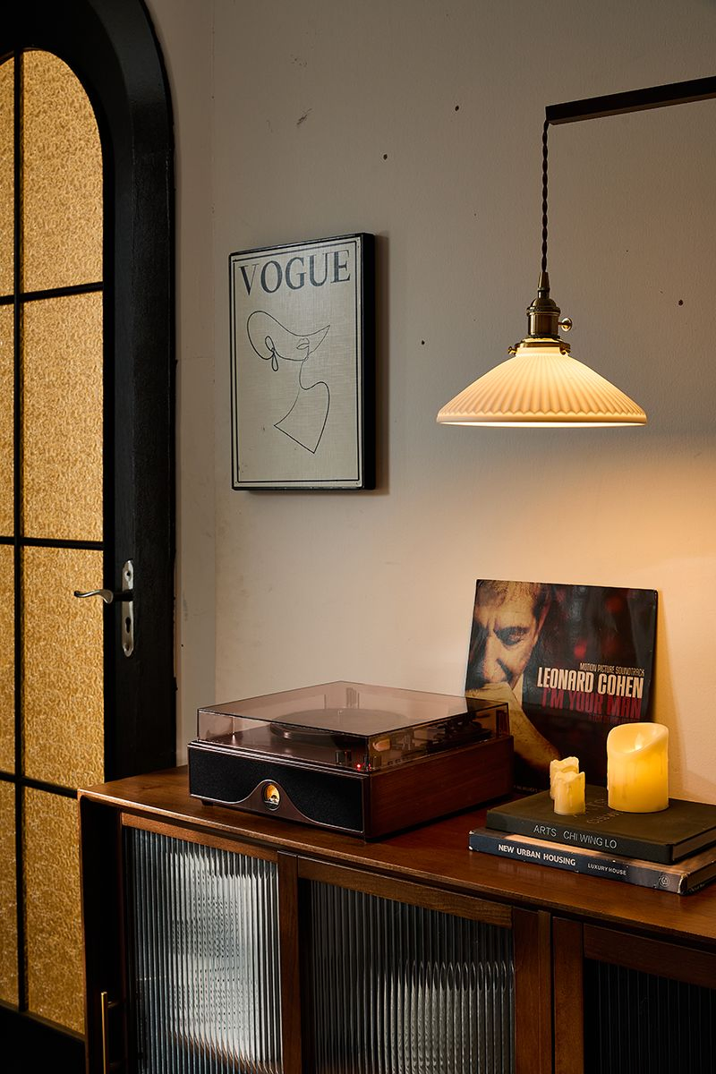 Винтажный проигрыватель винила 3-скоростной с Bluetooth