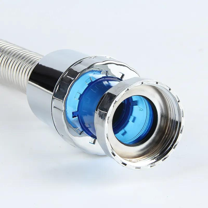 Гибкий хромированный сифон для раковины из Таиланда