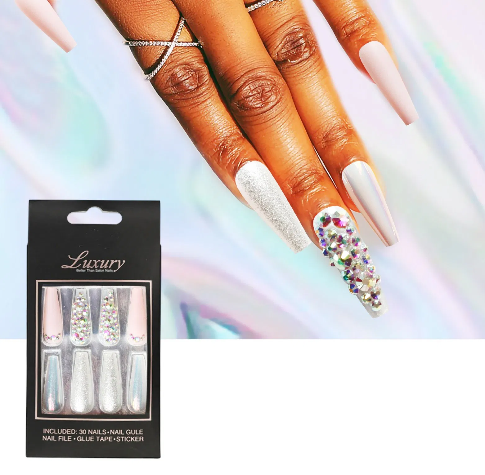 Cheap Gel Nail Strips, Long Lasting Gel Nail Sticker for Nail Art